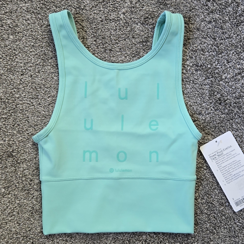 Lululemon Power Pivot Everlux Tank Top NEW size 2